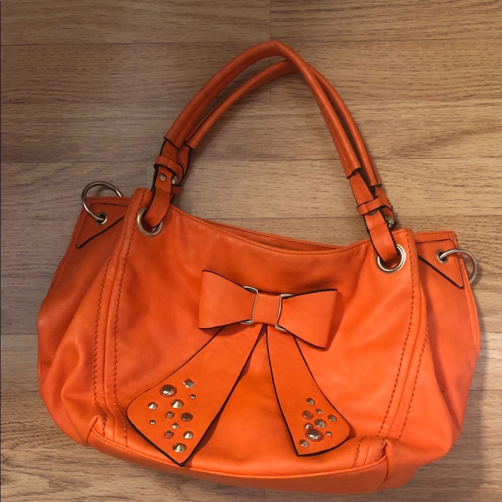 Orange handbag